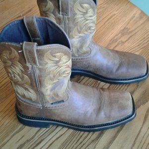 Justin work boots